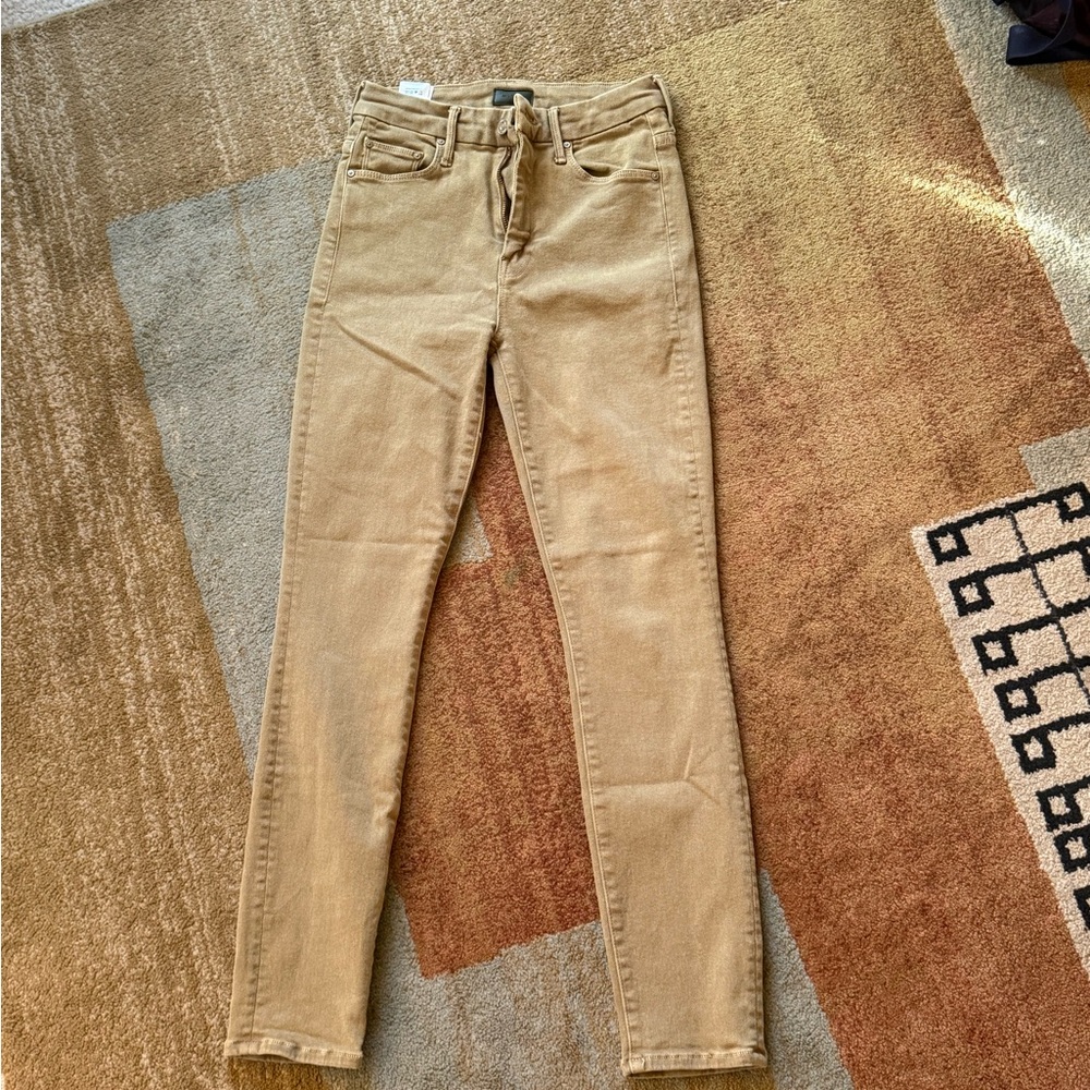 MOTHER tan jeans size 25